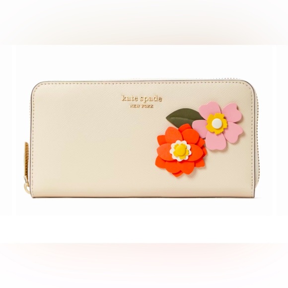 Kate Spade New York Petal Zip-Around Continental Wallet